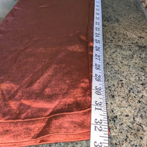 Lulu's Satin Rust Trouser Large - Picture 12 of 16